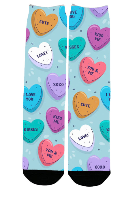 Valentine's Day All Over Sock