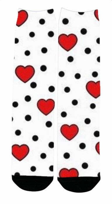 Valentine's Day All Over Sock