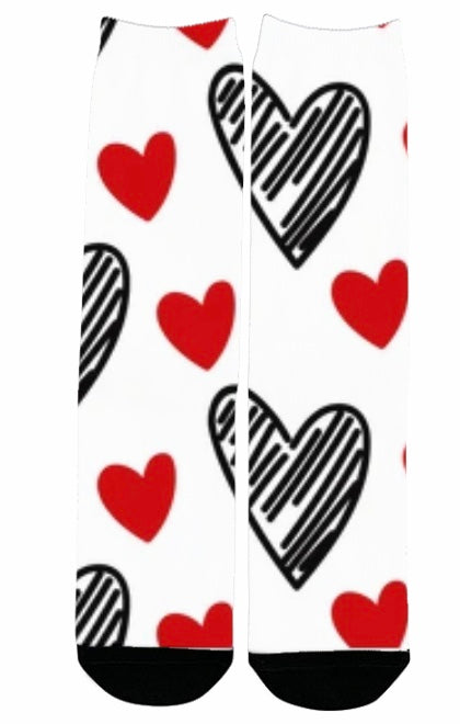 Valentine's Day All Over Sock