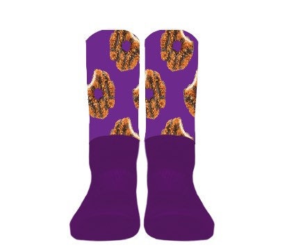 I Love Samoas Girl Scout Cookies socks