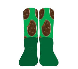 Thin Mint Girl Scout Cookie socks