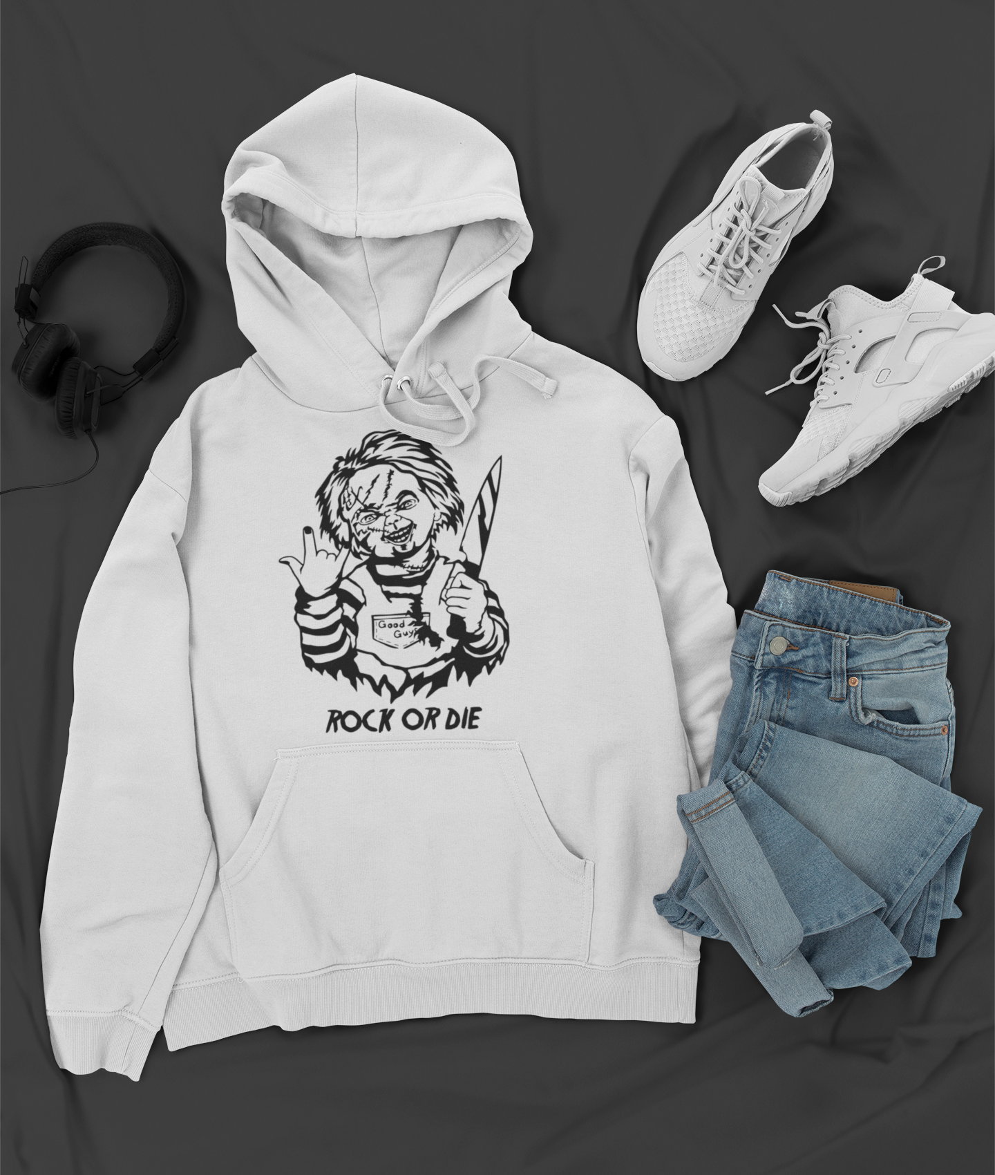 Chucky Rock or Die Hoodie